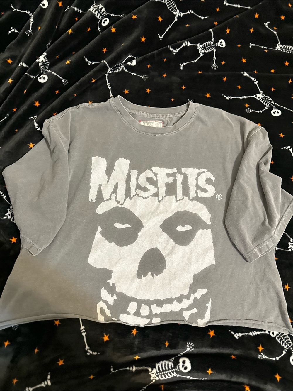 Misfits cropped tee